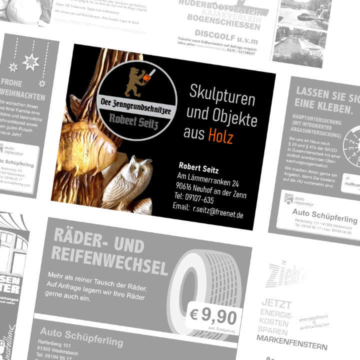 Anzeigen für Zeitung machen